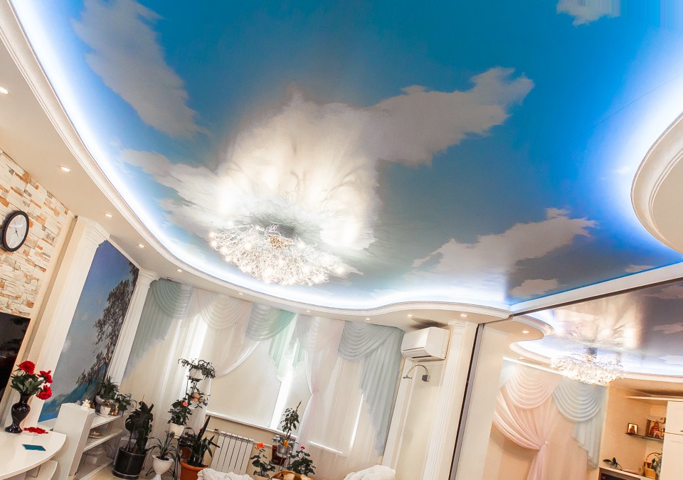Заказать потолок с фотопечатью в г. Тимашёвск